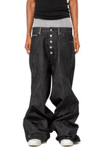 ANTI-BANANA BLACK SELVAGE DENIM