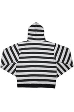 Distressed Stripe Hoodie