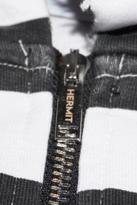 Distressed Stripe Hoodie